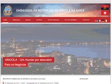 Tablet Screenshot of ambassadeangola.ch